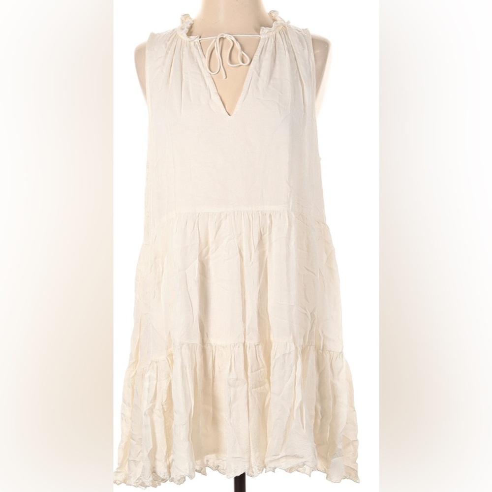 Aritzia Wilfred Sidonie Sleeveless Dress Light Birch